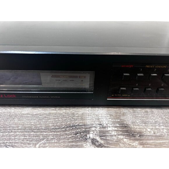 Vintage LXI Quartz Synthesizer AM/FM Stereo Tuner Black Model 28924 - Picture 3 of 7